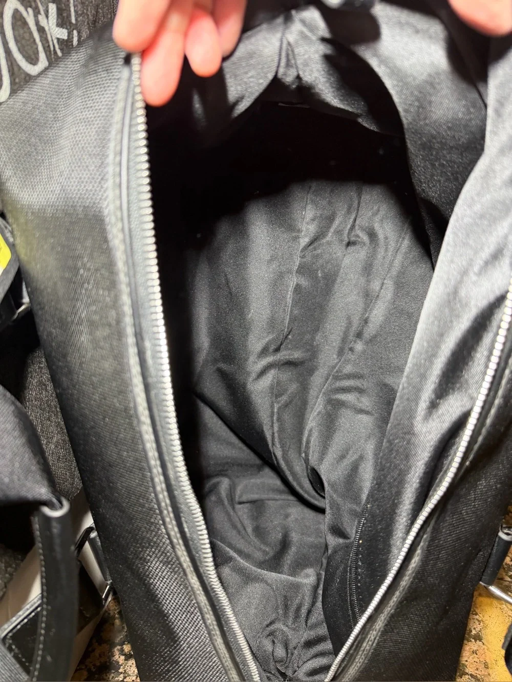 NWT Bugatti Isle of Man Black Ballistic Nylon Duffel Bag Travel Weekender