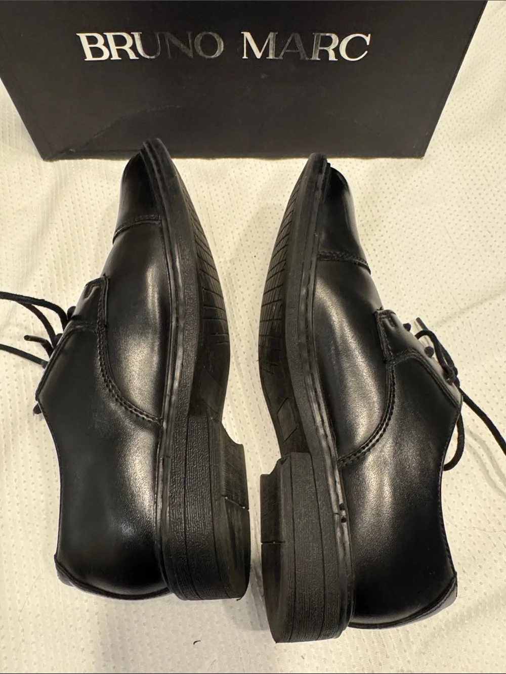 Bruno Marc black leather