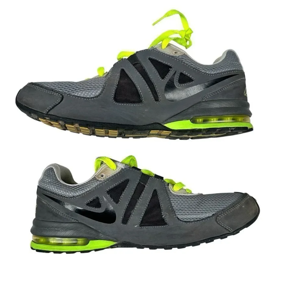 Nike Max Limitless 2 Air Max Running Shoes 2010 Men's Size 10 Gray Volt