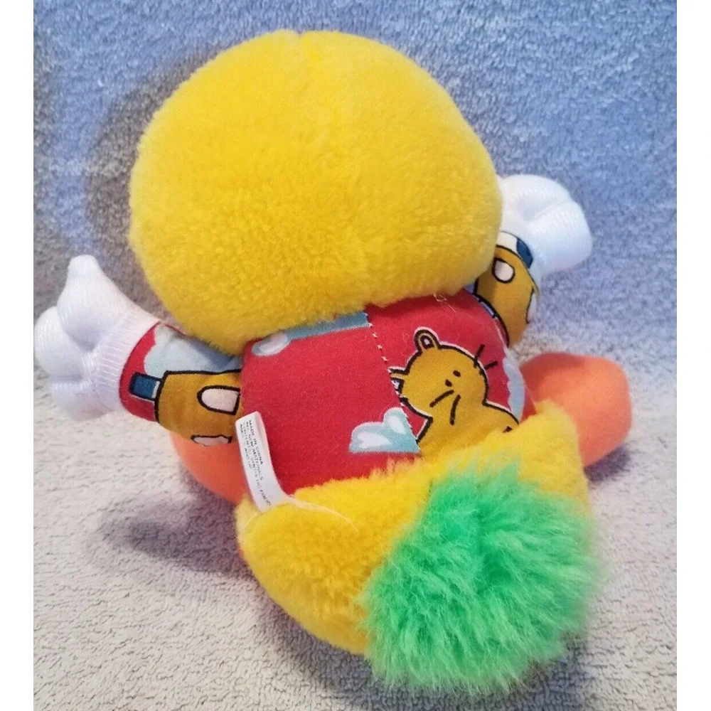 Vintage Plush Wiceway Inc‎ Duck wearing a shirt and hat 8