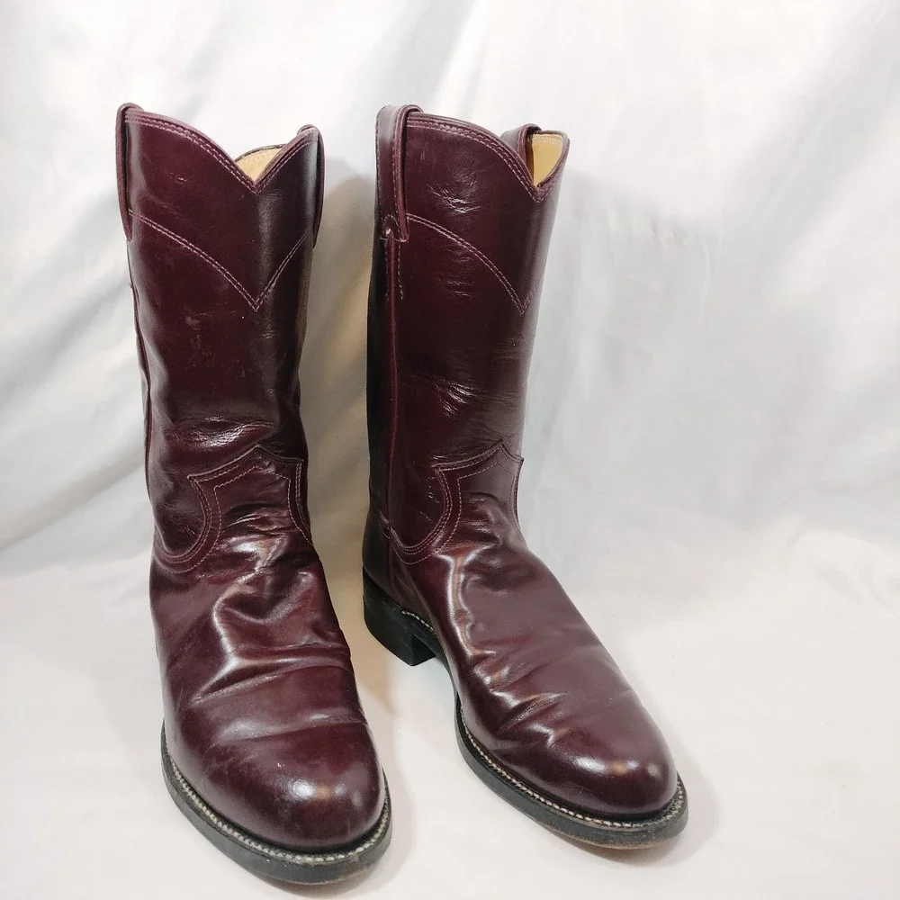 Justin Boots justin burgundy