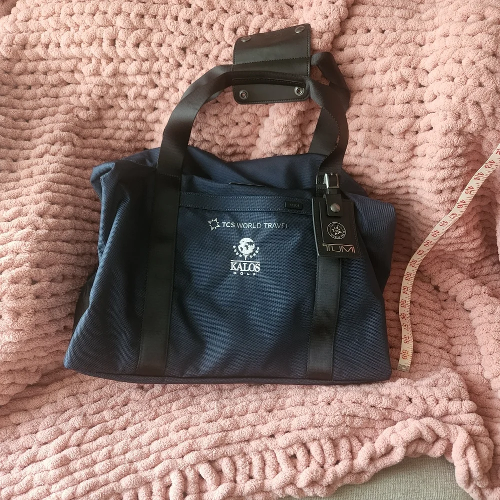 TUMI Navy Blue Travel Bag