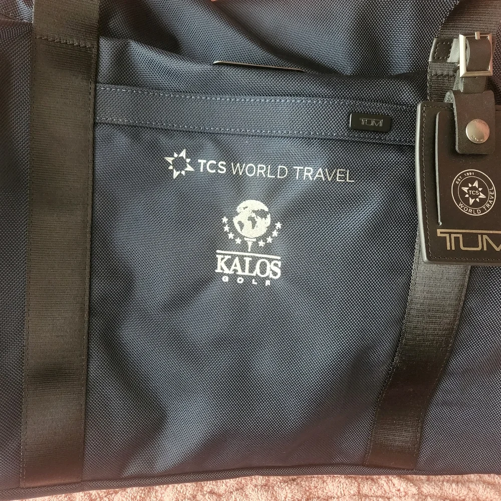 TUMI Navy Blue Travel Bag