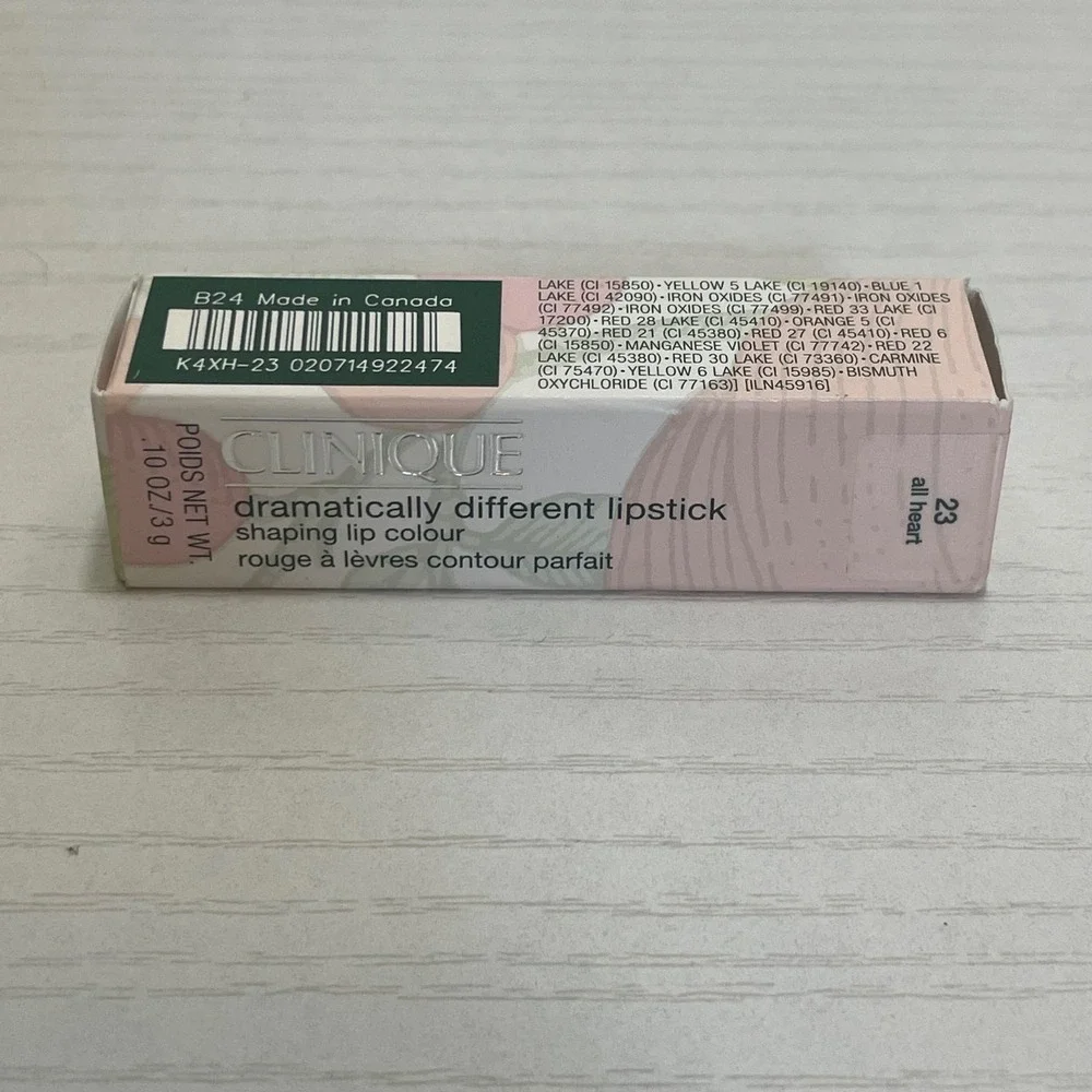 Clinique Dramatically Different‎ Lipstick Shaping Lip Colour 23 All Heart BW