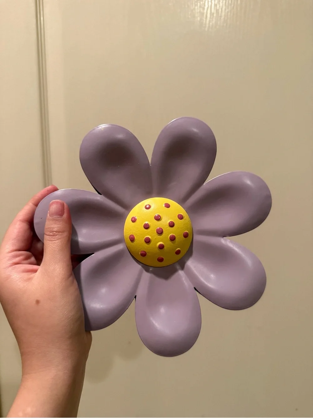 Home Interiors Yellow, Pink & Lavender Metal Flower Wall Decor