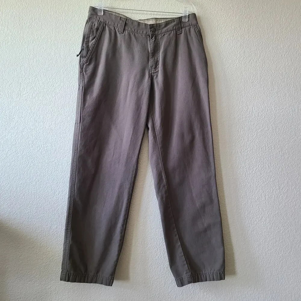 Columbia‎ Men's Cargo Pants 30 x 34 Gorpcore Hiking Brown Green Pockets Classic