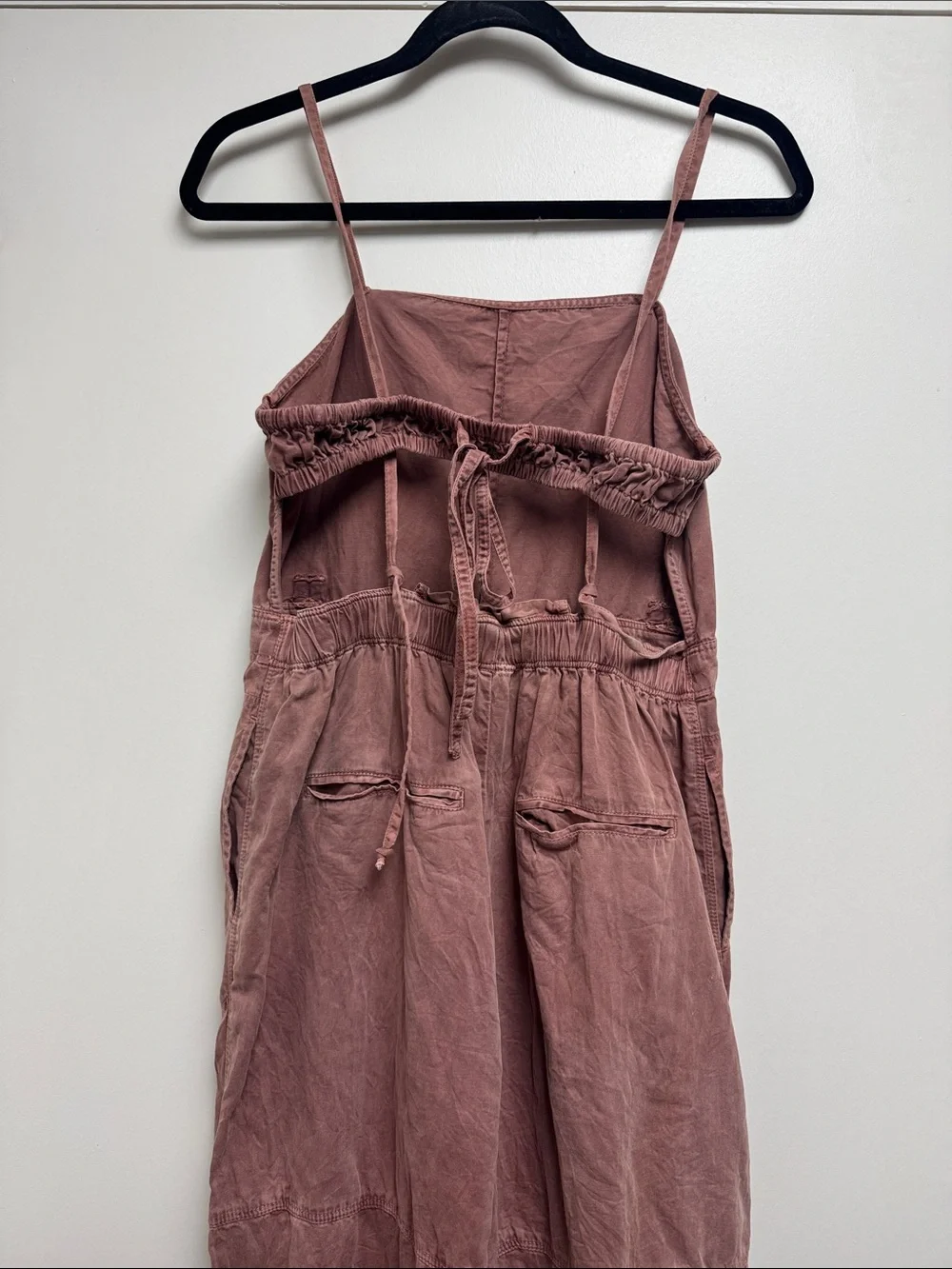 Free People Chance Of Sun One-Piece Overall Jumper Jumpsuit Size XS Earth Tone