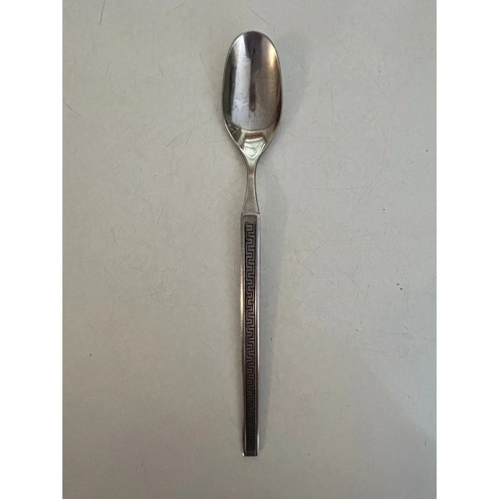Vintage MCM‎ Noritake Stainless EROS Flatware, 1 Iced Teaspoon, Eros, Japan NTK