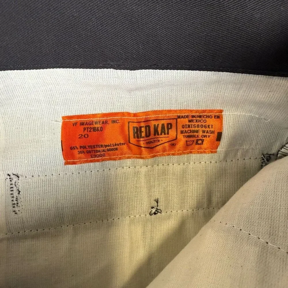 Tesla Motors Red Kap Work Pants Black Mens 40x32 Employee Workwear Pockets