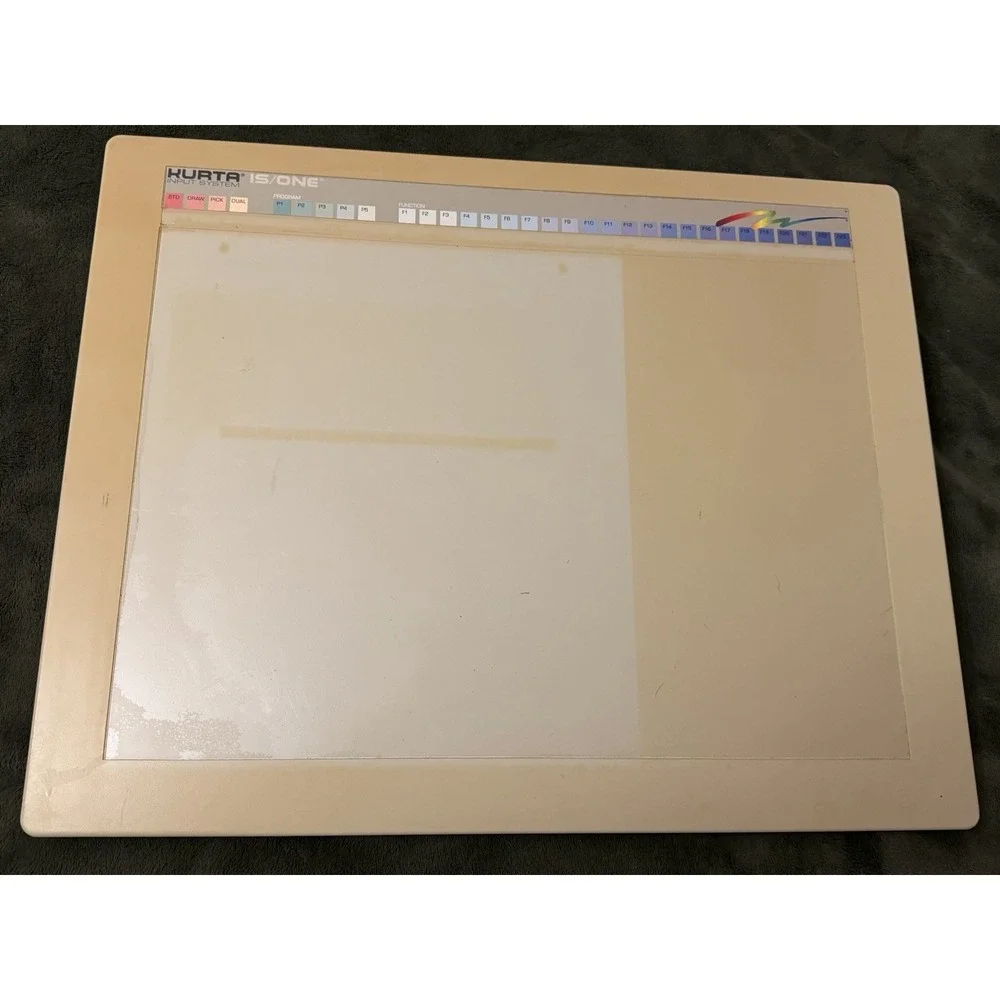 Kurta IS/ONE 12x17 Digitizing Tablet Input System Powers On Vintage CAD