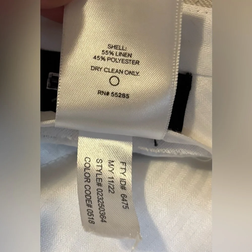 NWOT Express Men’s Size‎ 30/30 Beige Slim Fit Linen Blend Pants