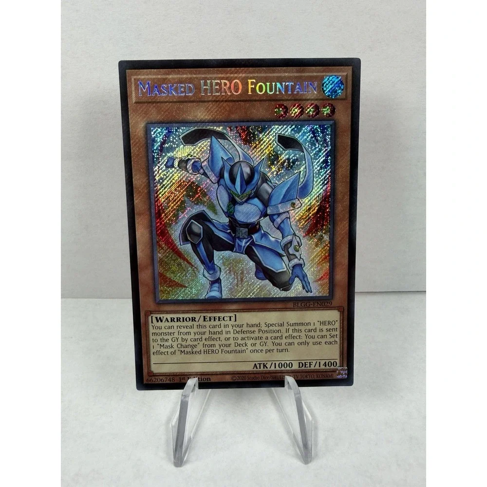 BLGG-EN029 Masked HERO Fountain Secret Rare Yu-Gi-Oh! NEW