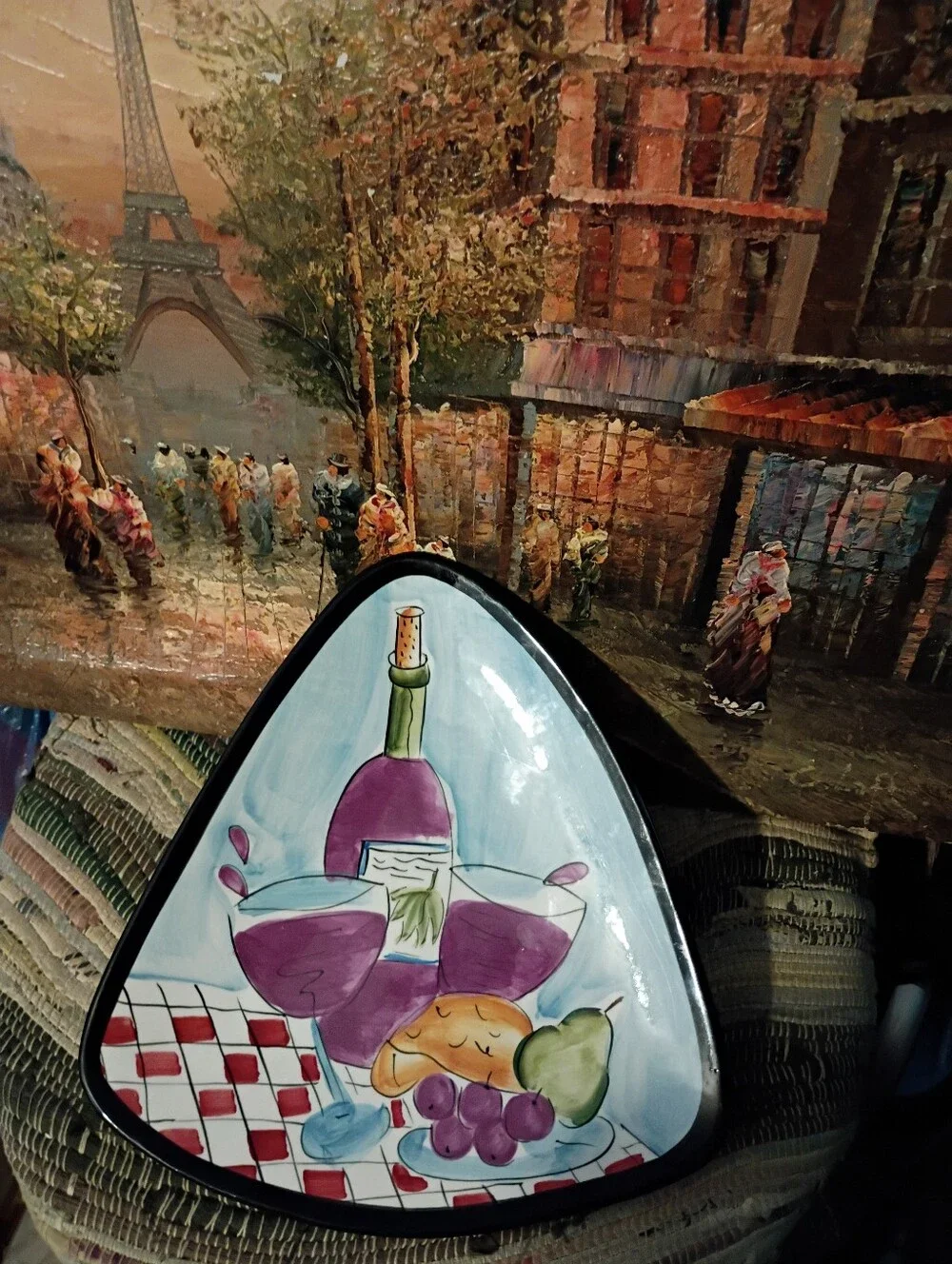 Hausenware 🍾hausenware🍷triangular ceramic