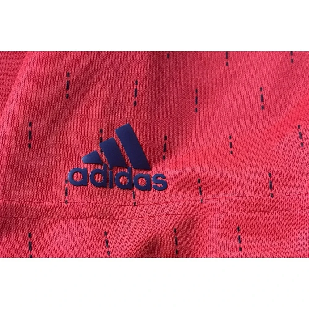 Adidas polo shirt size xl team u.s.a. golf polyester 1/4 button