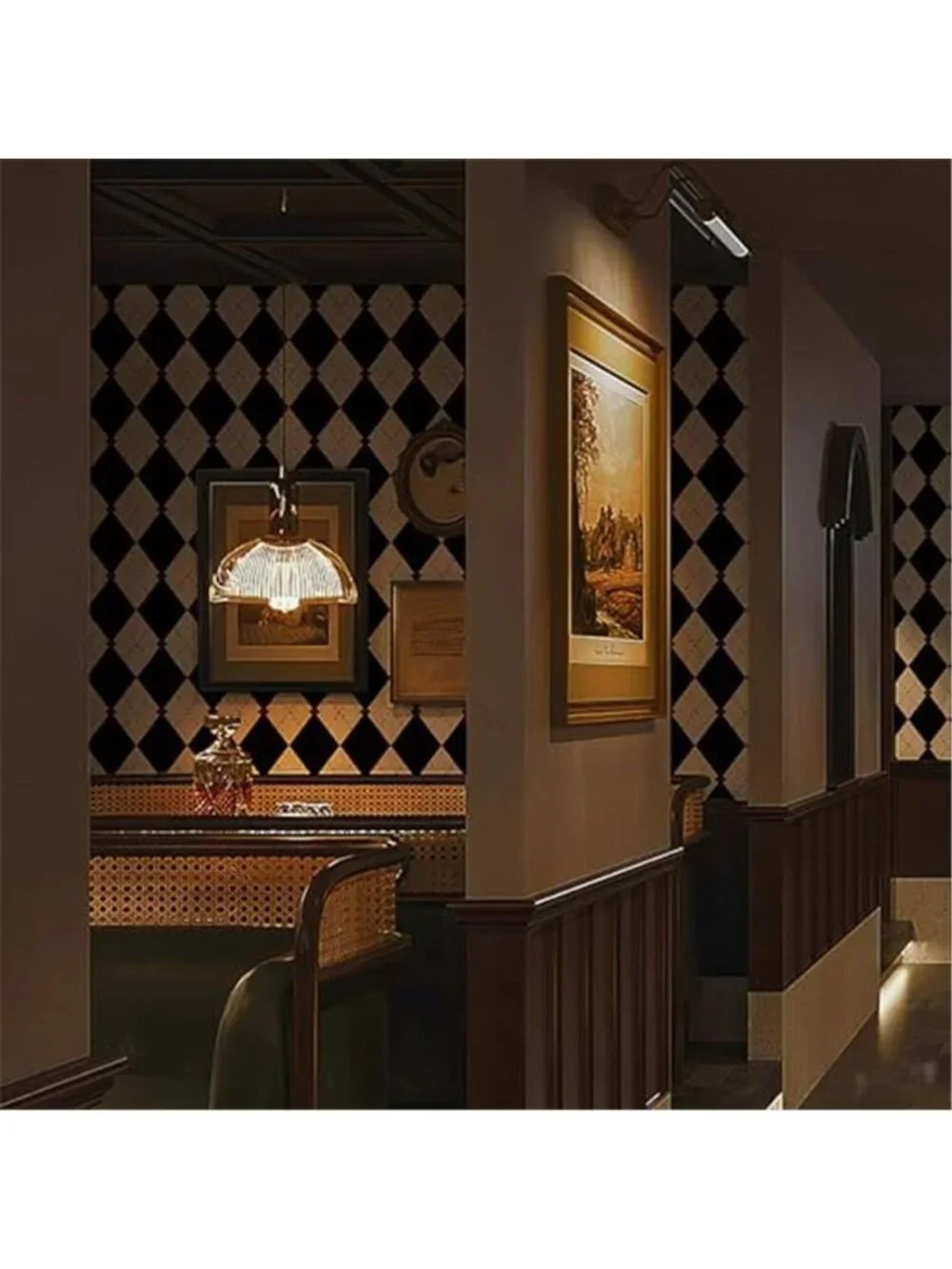Peel Stick Plaid Wallpaper Removable Contact Paper Vintage Self Adhesive Decor