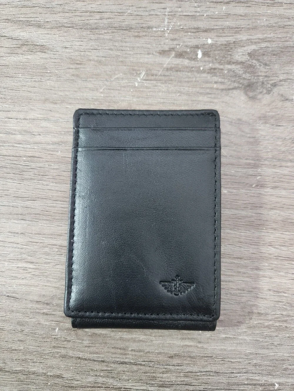 Dockers RFID Slim Magnetic Card Case Black Wallet
