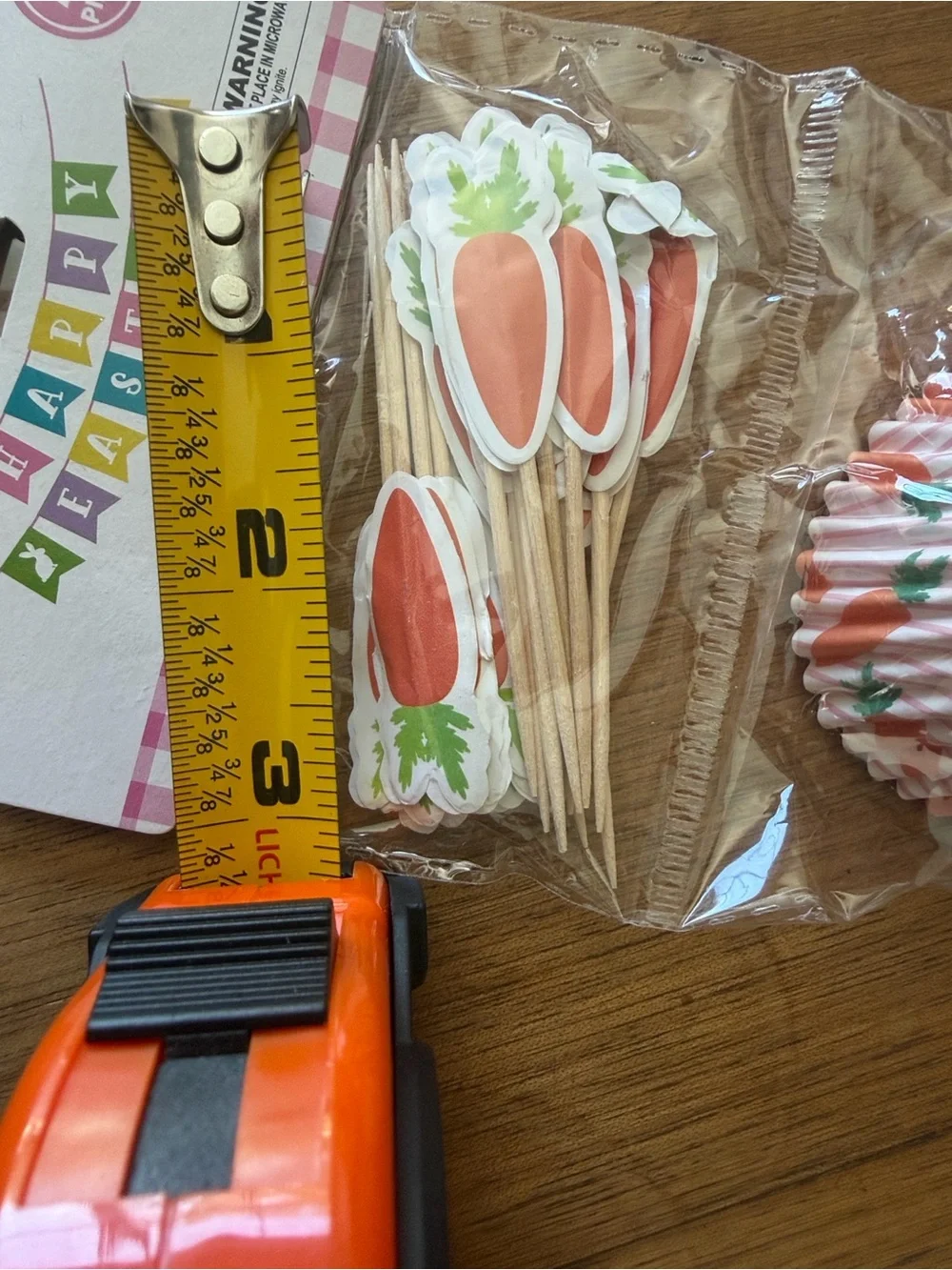 Hobby Lobby orange cupcake