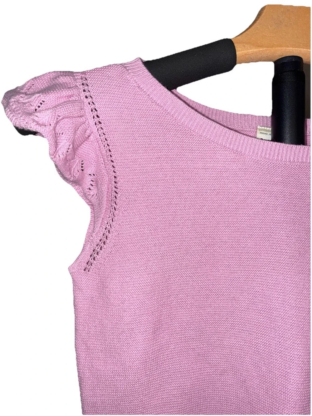 Light Pink Flutter Knit Oshkosh Top Size 12
