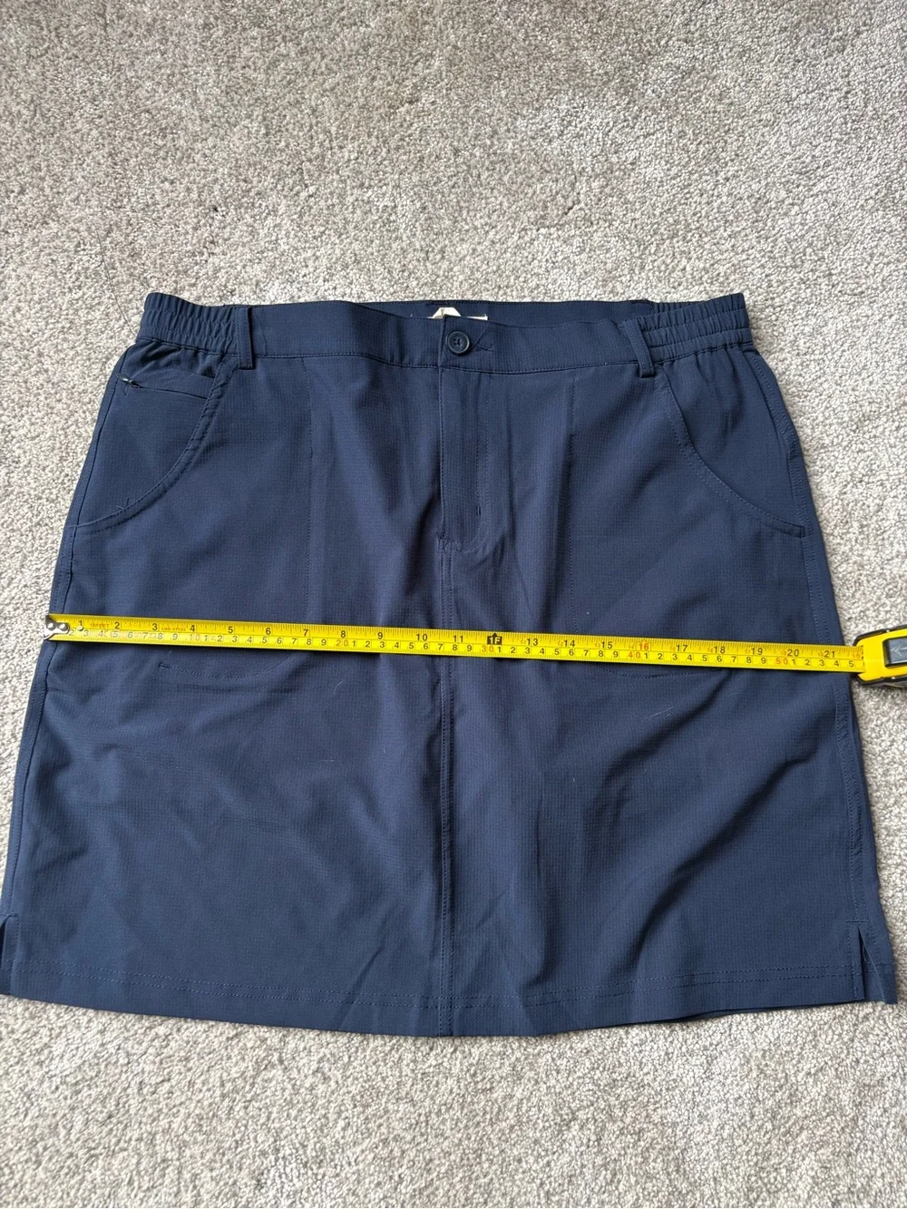 Tilley Women's Navy Flat-Front Skort — Classic Everyday Style
