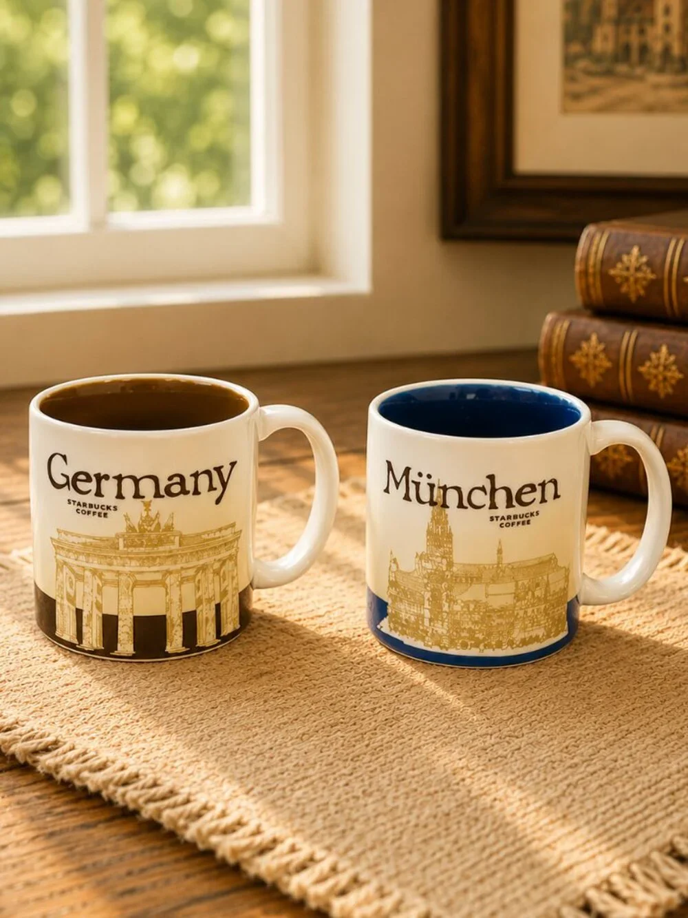 Vintage Starbucks Collector Series Munchen and Germany Mug Set