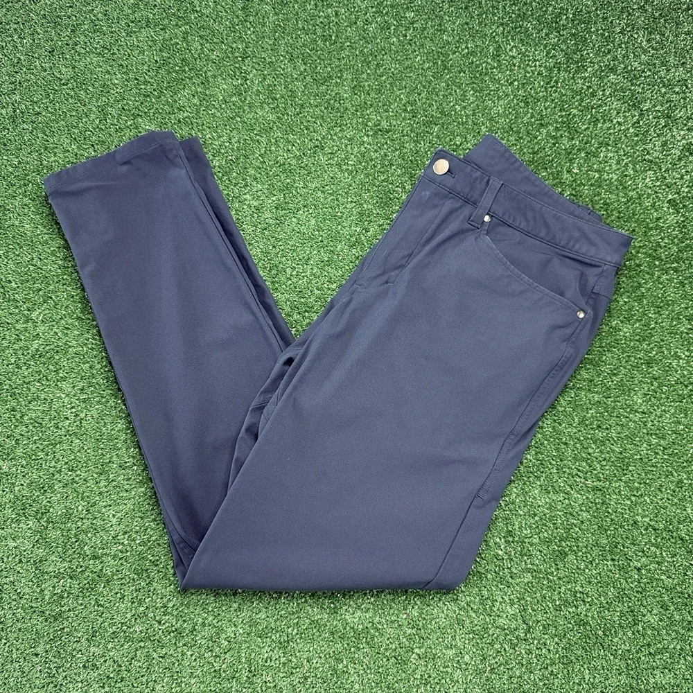 Lululemon Pants Men's Straight Comfort Stretch Chino Size 33x31 Blue
