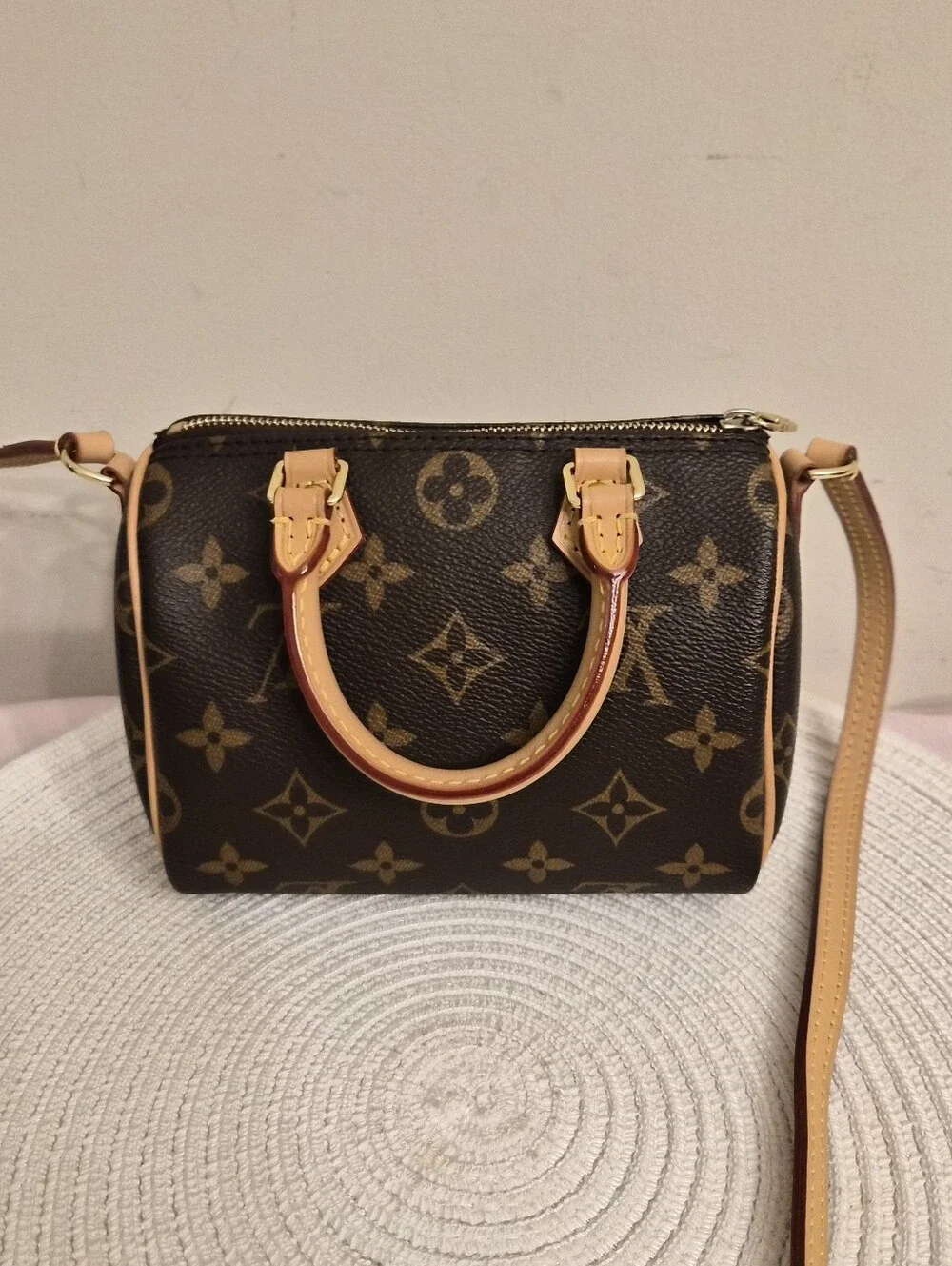 Louis Vuitton Nano Speedy Monogram Crossbody