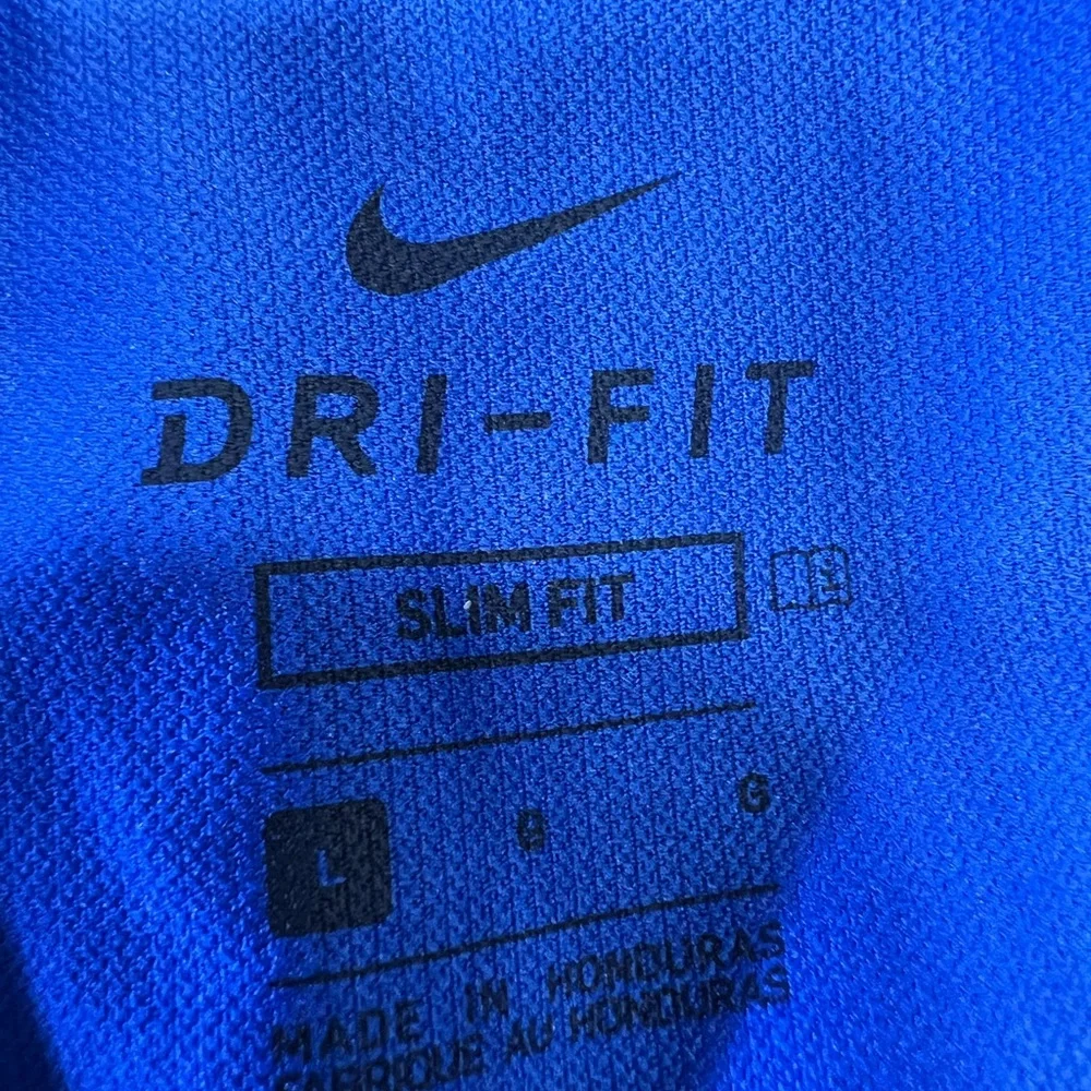 Nike Blue Drifit Short‎ Sleeve Tee