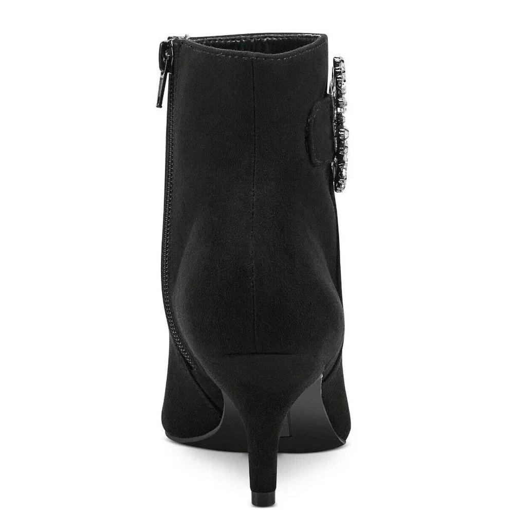 Charter Club Crafta Elegant Evening Booties Women's Shoes Size‎ 7.5 Black New