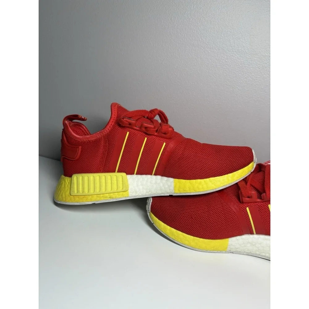 Adidas NMD‎ R1 Beijing China Red Yellow Running Shoes FY1262 Men's - Size 8