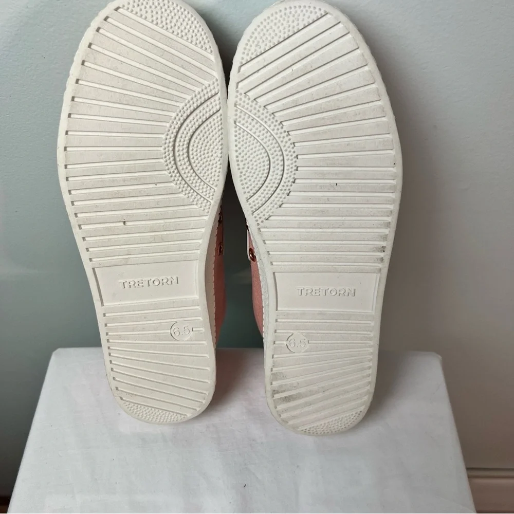Tretorn Pink Canvas Sneakers | Women's Size 6.5