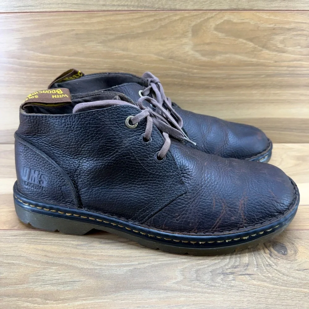 Dr Martens Sussex Chukka Desert Boot Mens 11 Brown Leather Casual Minimalist