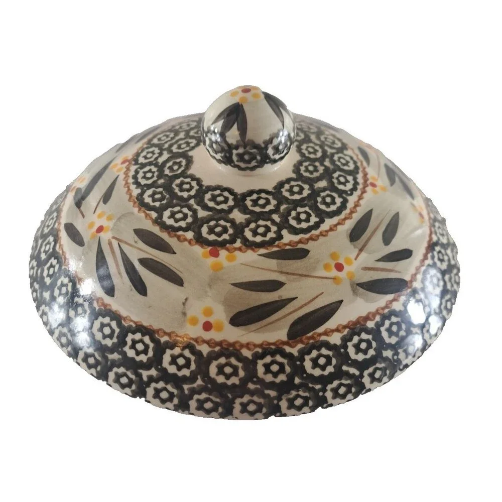 Temptations by Tara Old World Black Lid ONLY Replacement 8.5