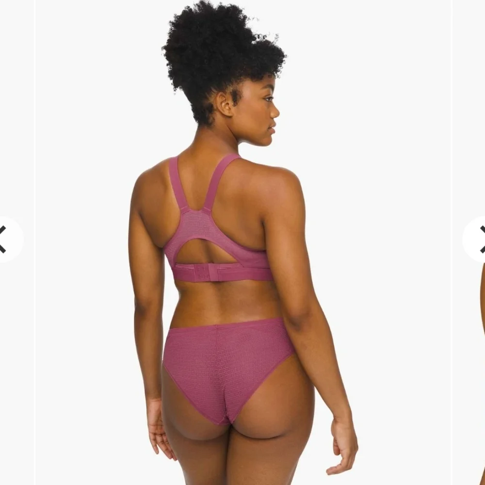 Lululemon Awake to Lace Bra Pink Plumful Purple / Smoky Blush Size 32B - W2AQVS