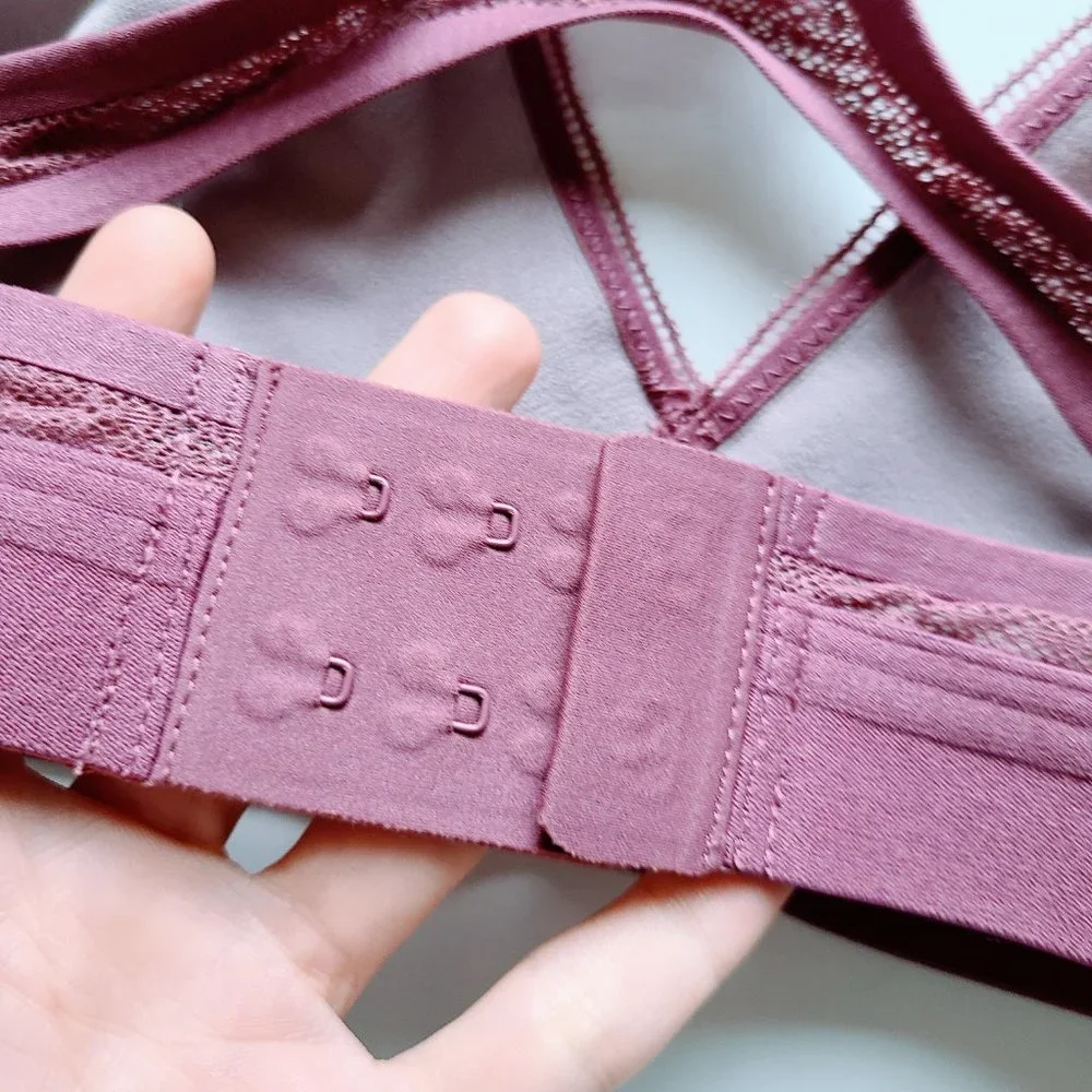 Lululemon Awake to Lace Bra Pink Plumful Purple / Smoky Blush Size 32B - W2AQVS