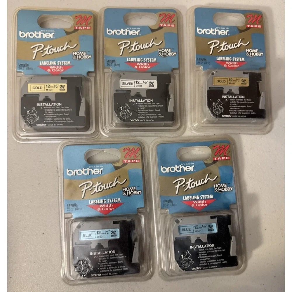 Brother P-Touch Label Tape Set 1/2