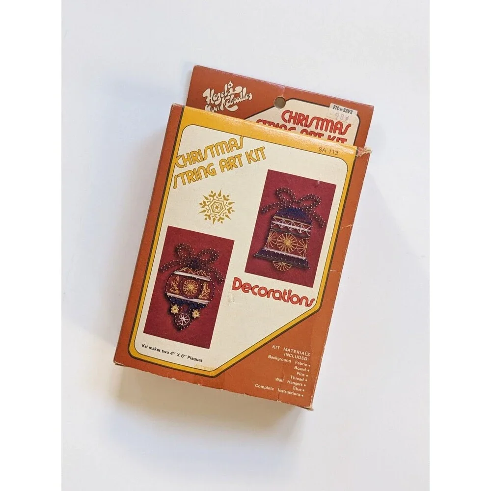 Vintage Christmas String Art‎ Kit Ornaments 