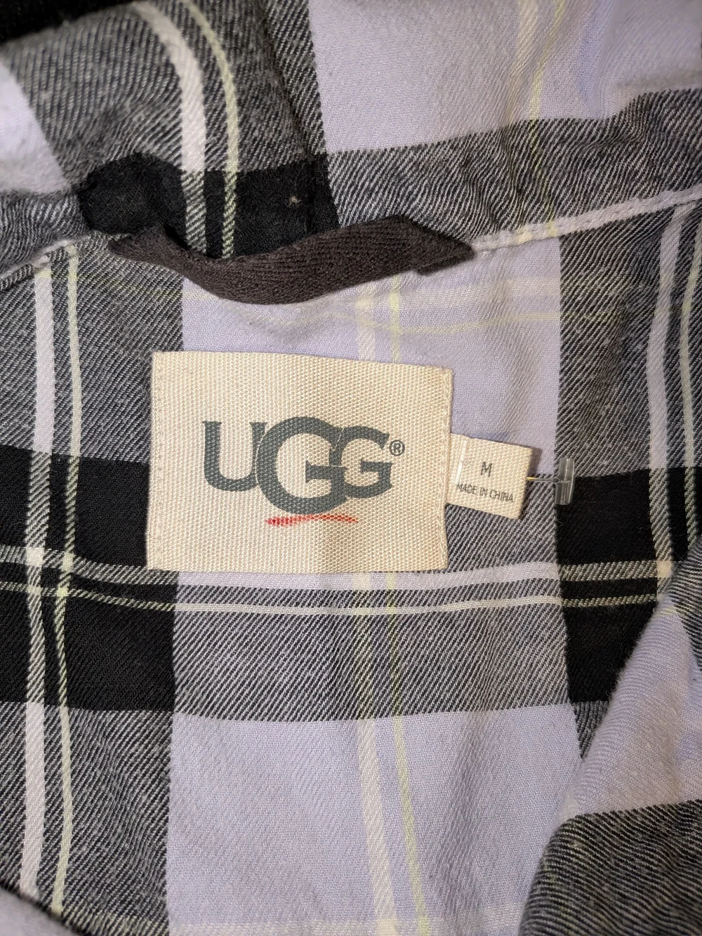 UGG branded plaid
