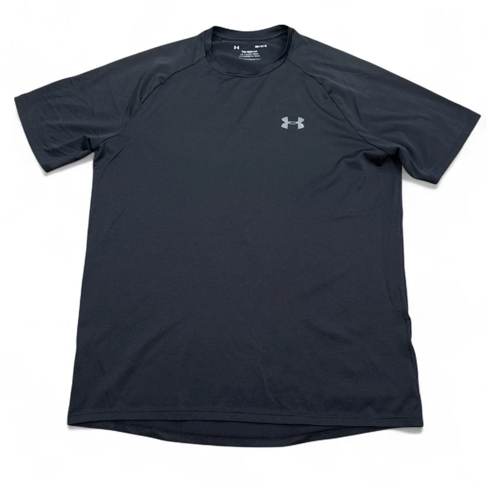 Under Armour The Tech Tee Shirt Mens Size Medium Dark Gray Athleisure Active