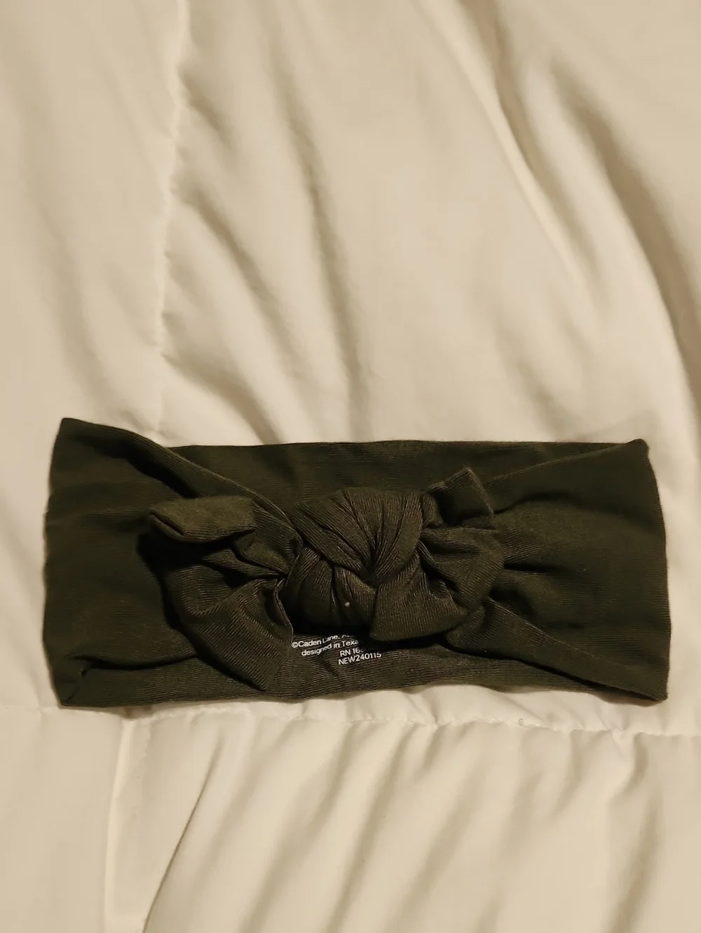Caden Lane Knotted Headband - Olive