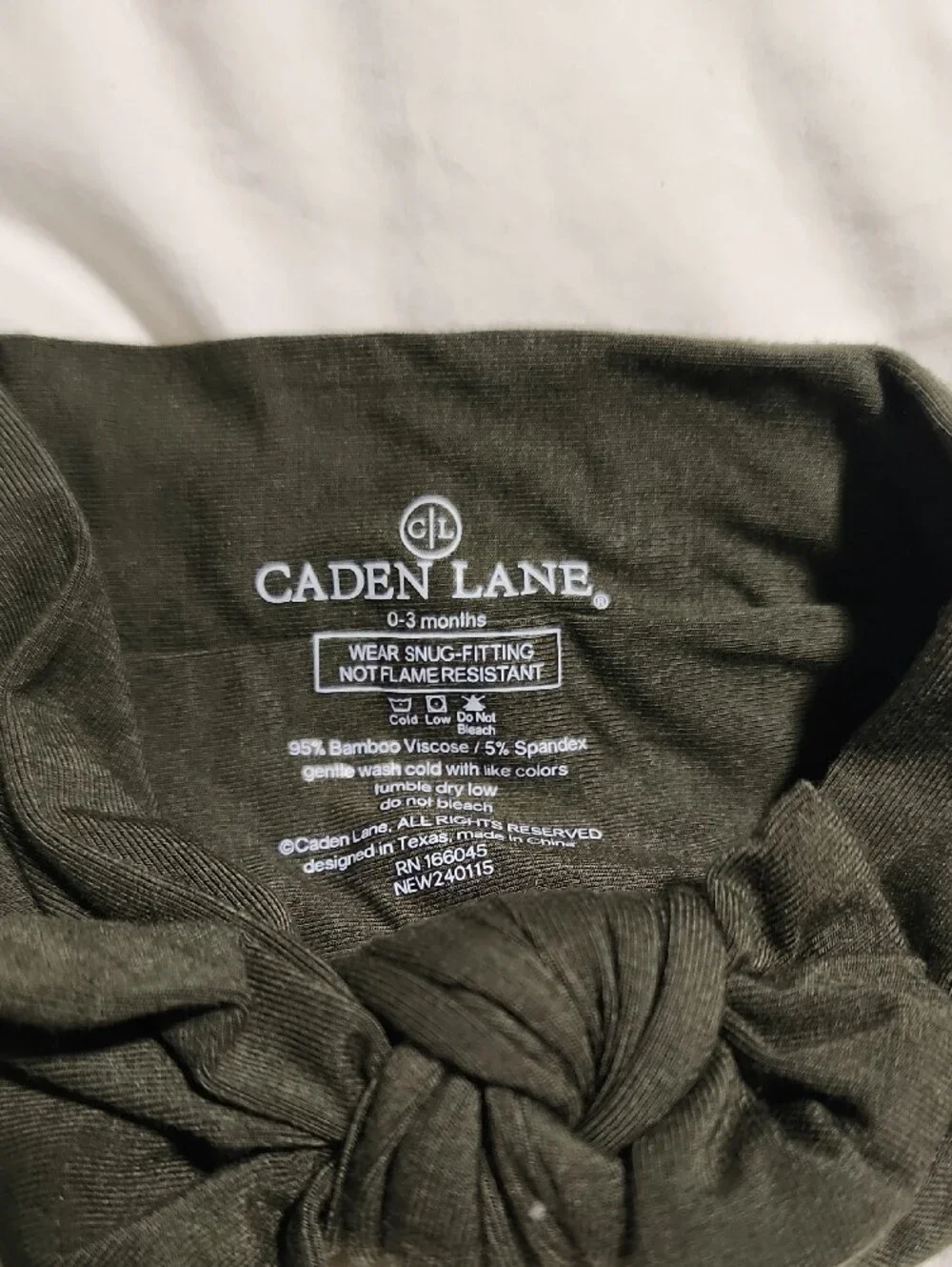 Caden Lane Knotted Headband - Olive