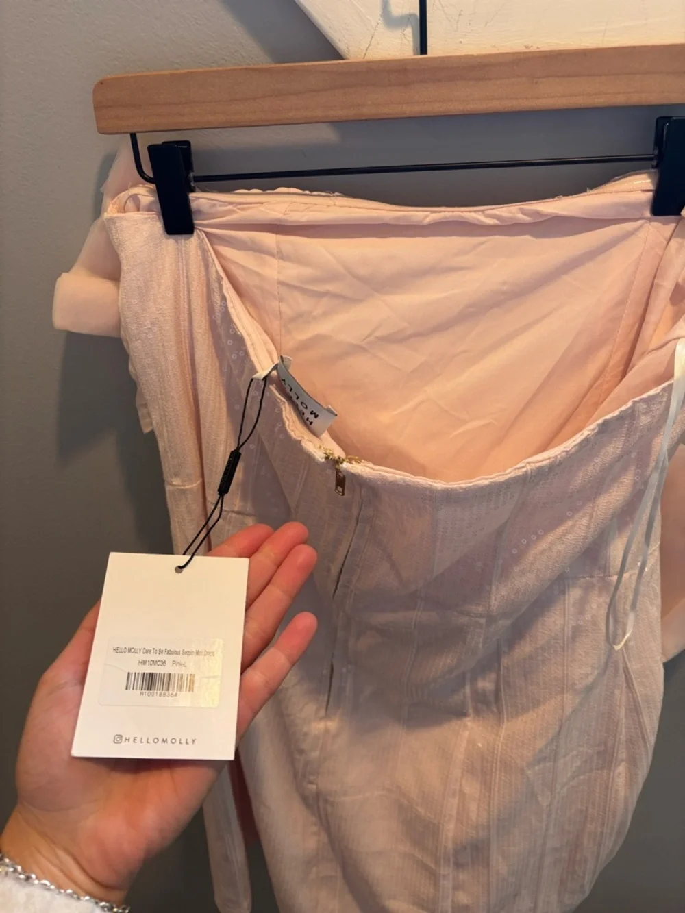 Hello Molly strapless mini