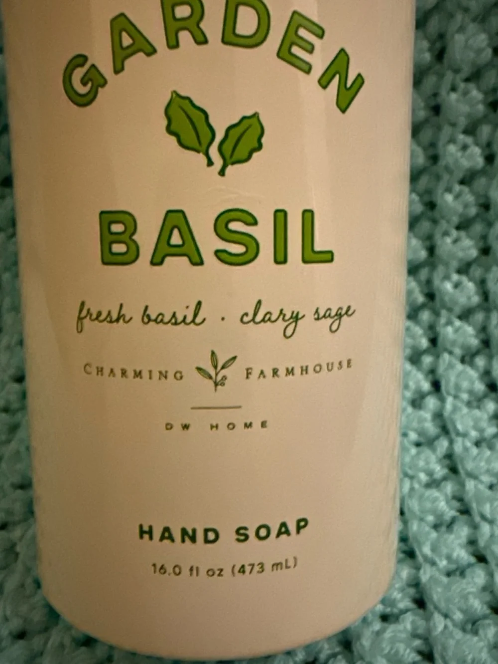 DW Home Garden Basil Hand Soap — Pink