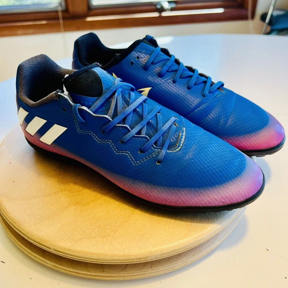 Adidas Messi‎ 16.3 TF Men's Size 5 Blue White Soccer Cleats BB5647