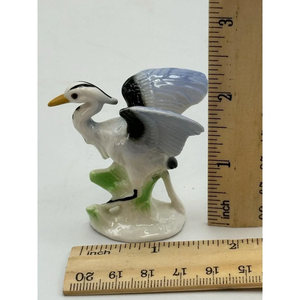 Vintage Sanyo Bone‎ China Bird Figurine Japan Mid Century