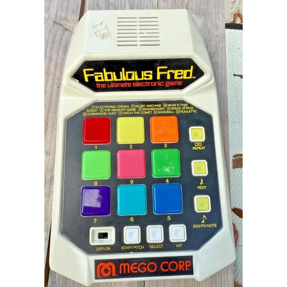1980‎ Mego Fabulous Fred Electronic Game – WORKS! Vintage Made in Japan