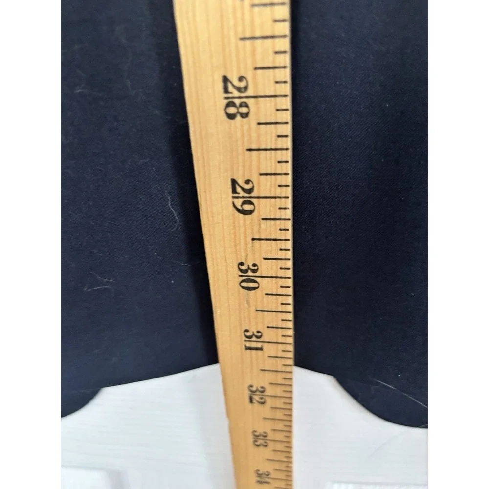 Michael‎ Kors Men's 42L Wool Two Silver Button Navy Blazer Sport Coat Jacket