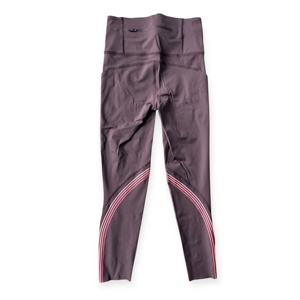 Lululemon Women's Size 4 Speed Limit Crop‎ Legging Tight Cherry Cola