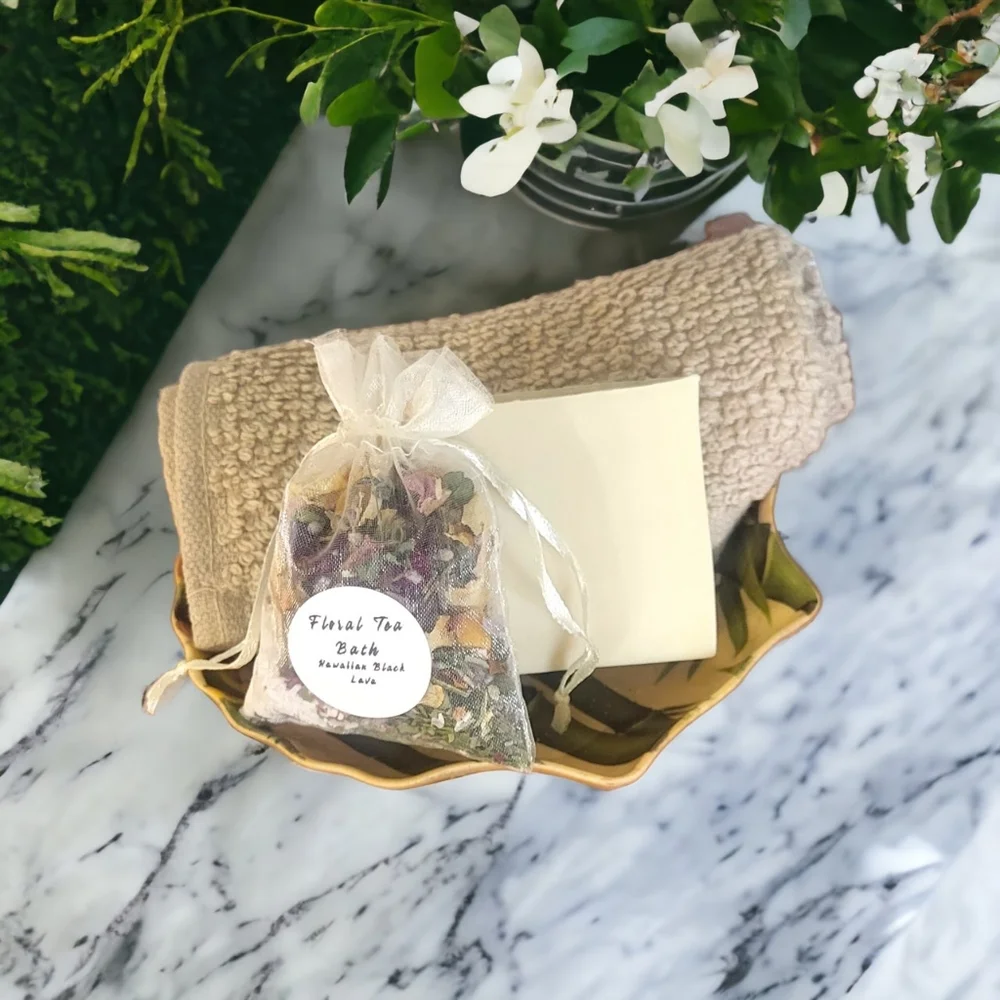 Orchid & Vine spa tray