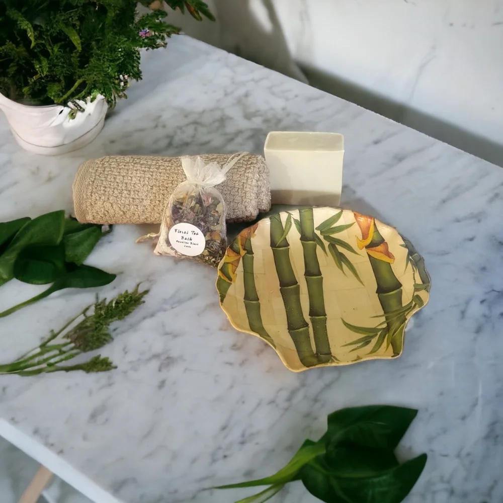 Orchid & Vine spa tray