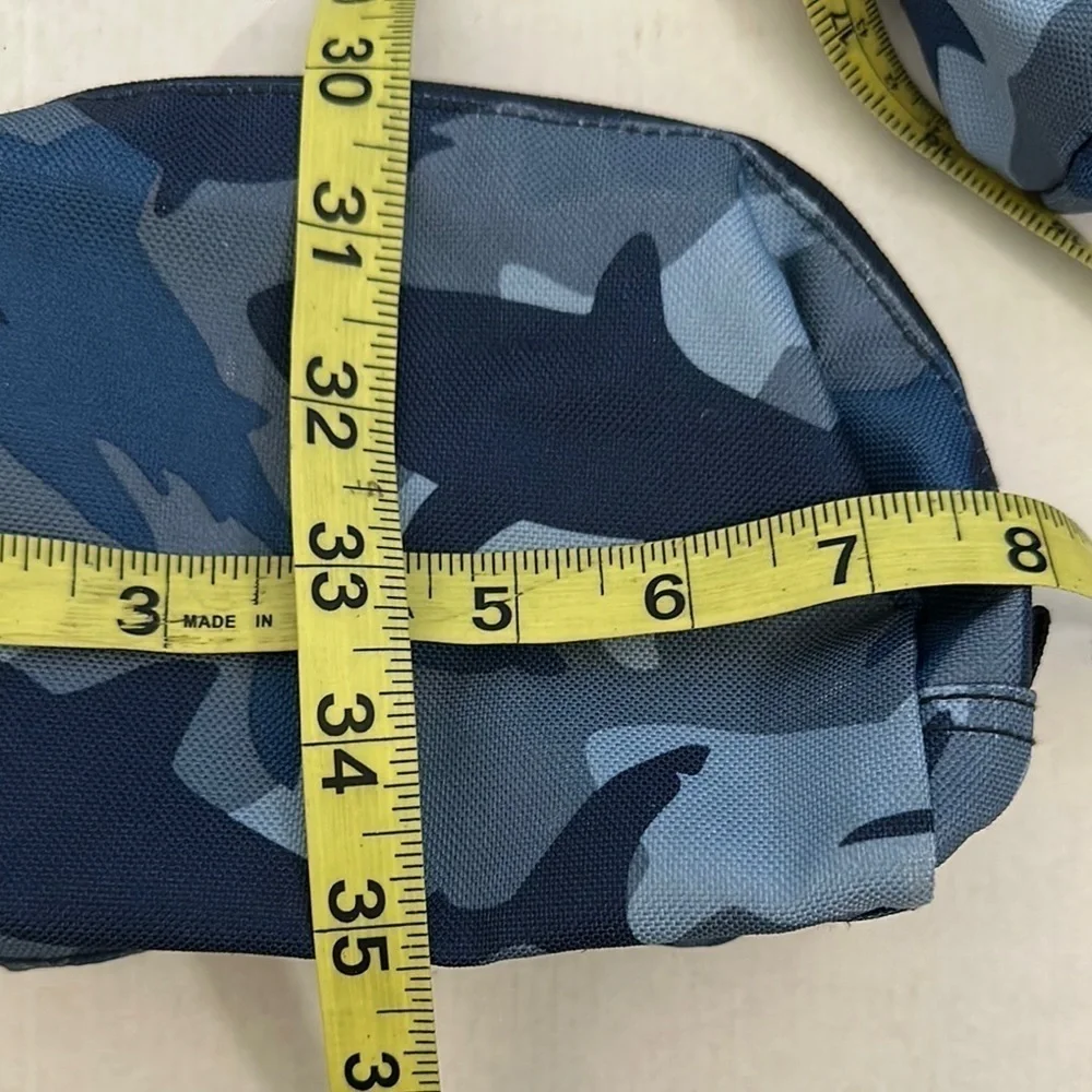 Pottery Barn shark Camouflage kids toiletry Bag Set